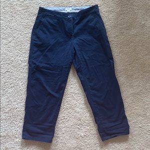 Women’s Navy casual capris
